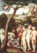 CRANACH, Lucas the Elder the judgment of paris painting